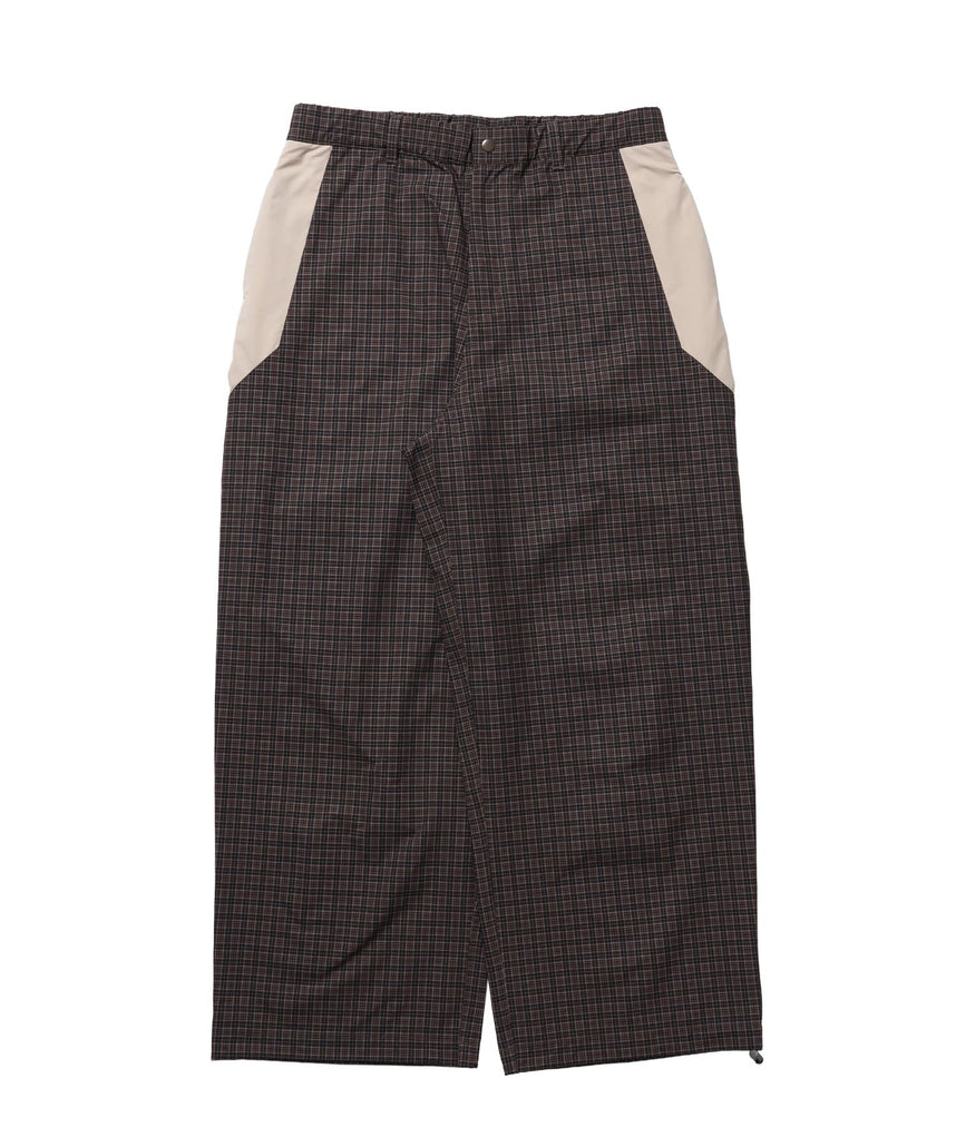 【SEQUENZ（シークエンズ）】※WEB限定 / es HOME総柄ウインドパンツ / sqnzU assortment windpants ブラウン
