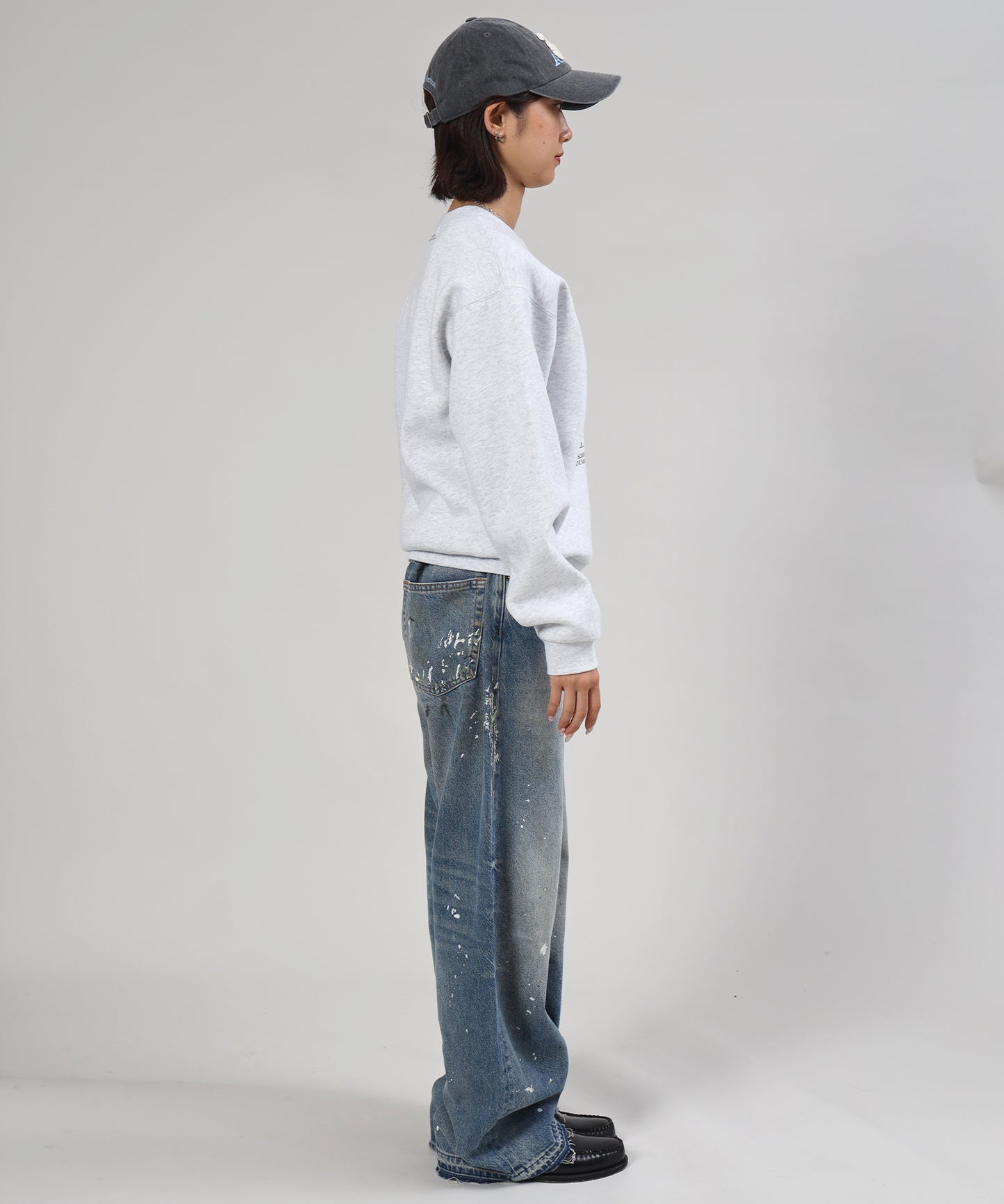 モデル：H163 Size : M アッシュグレー