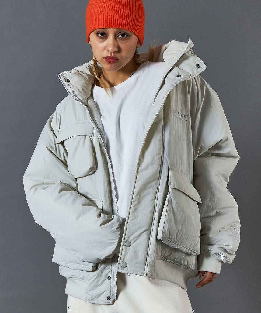 BEN DAVIS（ベンデイビス）】POLAR WORKERS JACKET / ダウン ジップ ドローコード アイボリー – NAVAL  Online Store