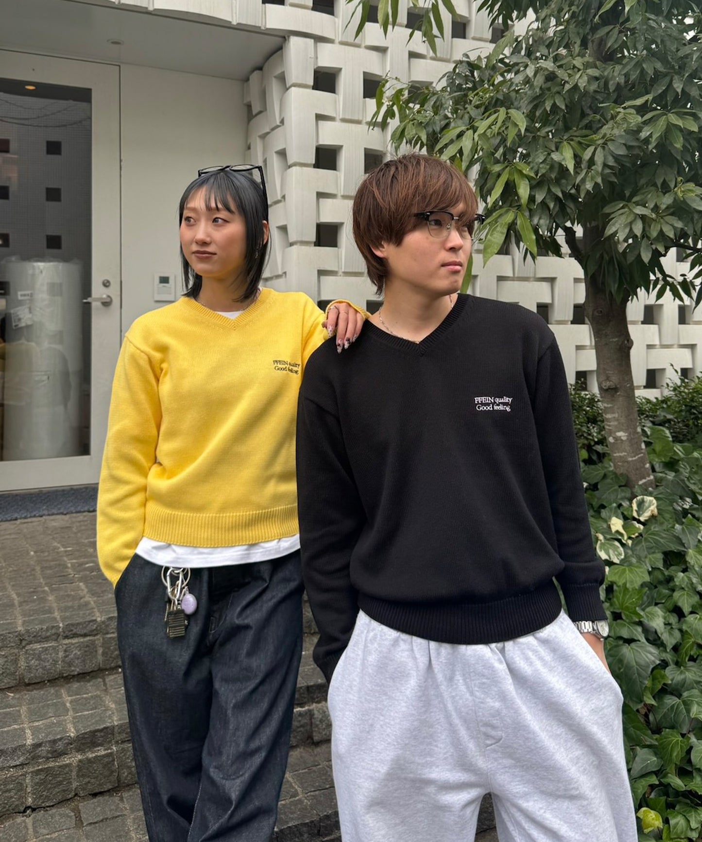 モデル：イエロー：163cm Sサイズ