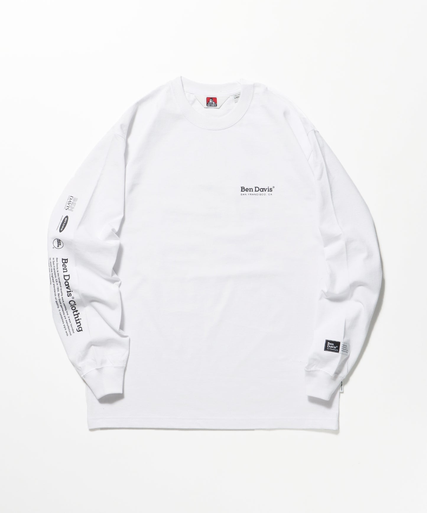 SPONSORED L/S TEE REG / ロンT 長袖 プリント レギュラーフィット ホワイト