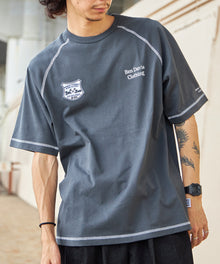 CONTRAST STITCH TEE / Tシャツ 半袖 ストリート チャコール