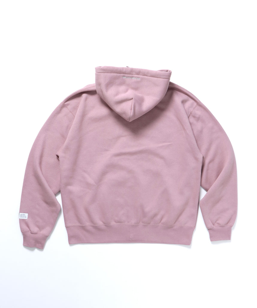 THOSE DAYS ZIP HOODIE / オーバーサイズ 裏起毛 パーカー ジップ フード ピンク