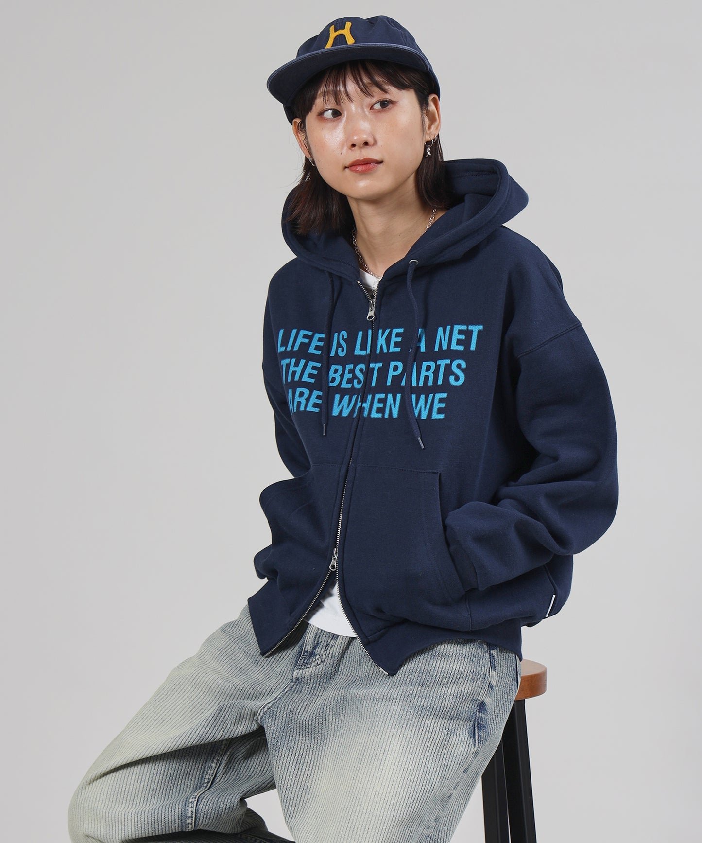 モデル：H163 Size : S ネイビー