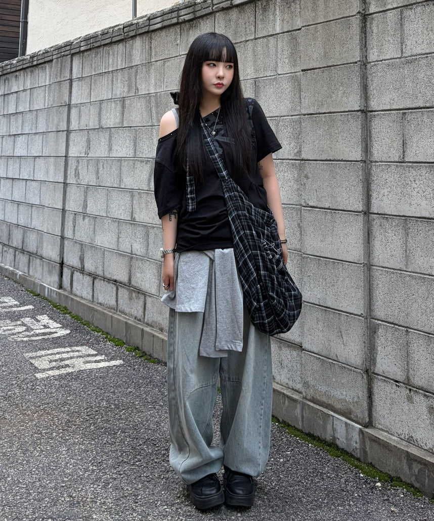 ※WEB限定 / 推し活トートバッグ / sqnz favorite kira-kira tote bag ブラック