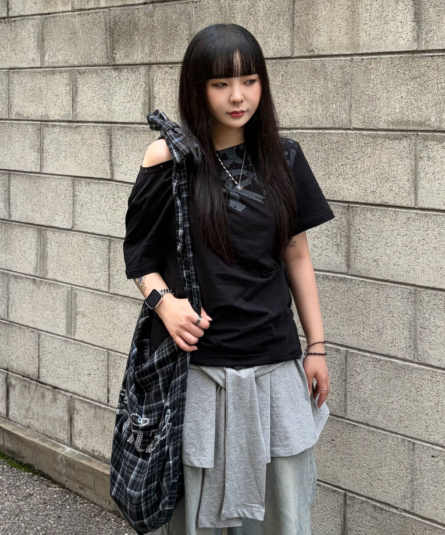※WEB限定 / 推し活トートバッグ / sqnz favorite kira-kira tote bag ブラック