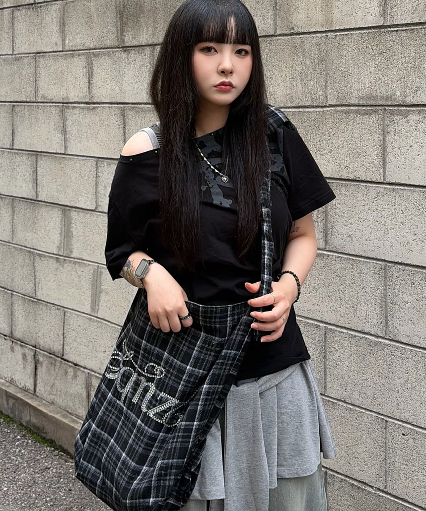 ※WEB限定 / 推し活トートバッグ / sqnz favorite kira-kira tote bag ブラック