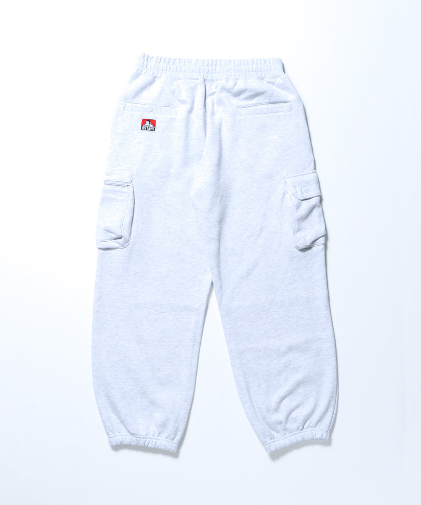 CARGO POCKET SWEATPANTS / ワイドシルエット ドローコード 刺繍 シティガール シティボーイ 裏起毛 アッシュグレー