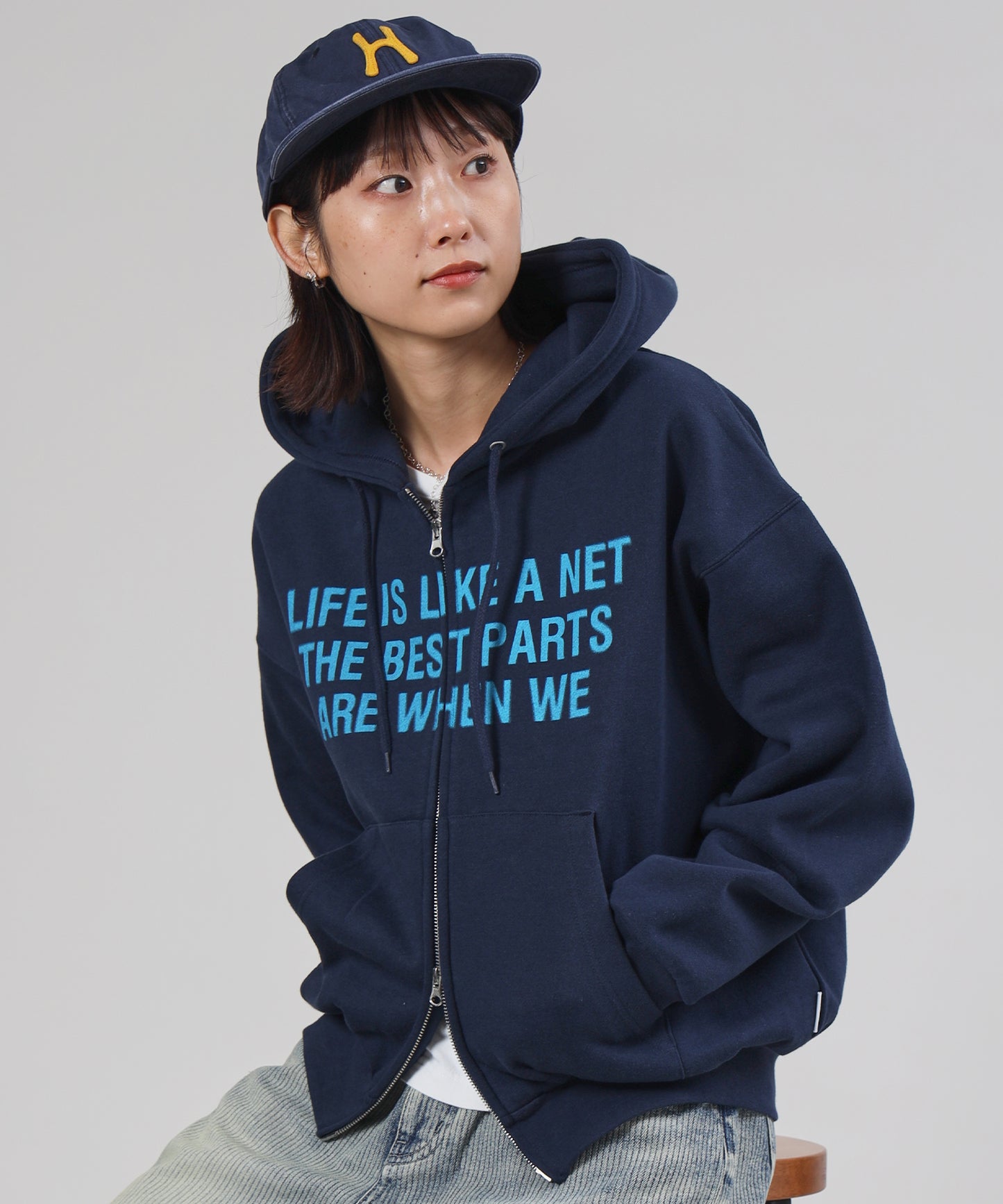 モデル：H163 Size : S ネイビー