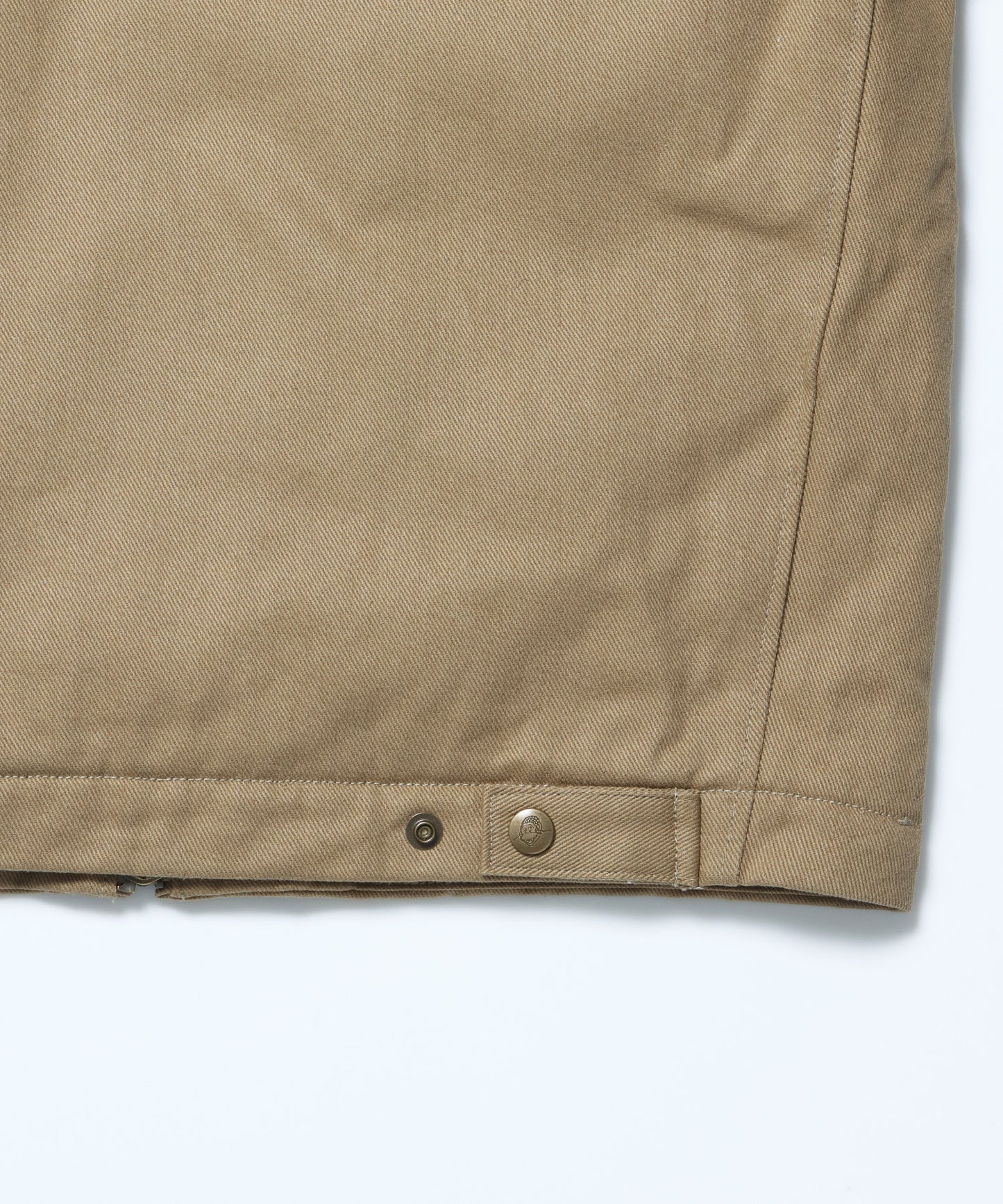 PADDED EISENHOWER JACKET / オーバーサイズ ビッグシルエット ジャケット アウター 中綿 ジップ ベージュ