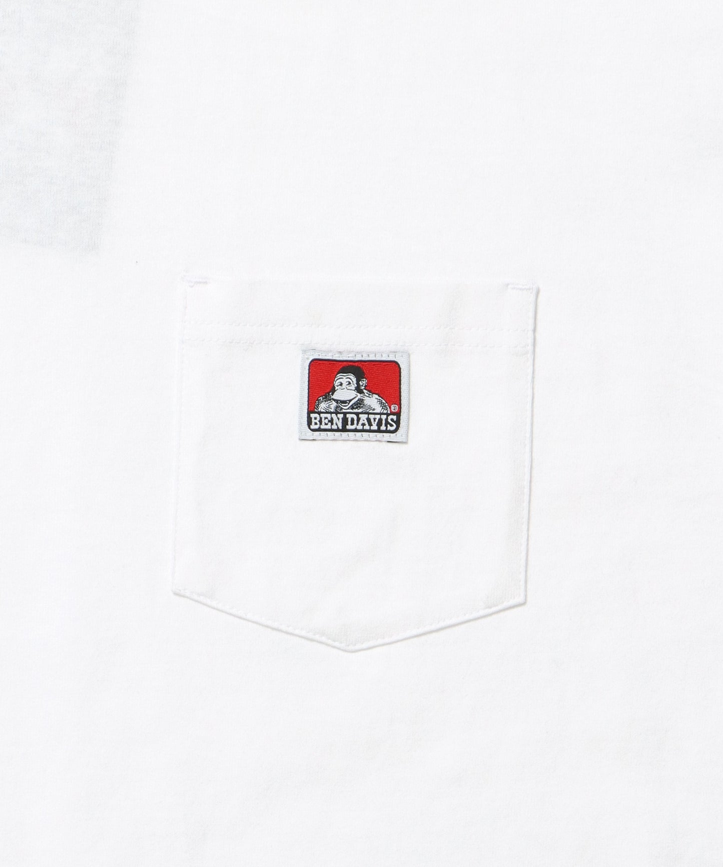 L/S POCKET TEE[REG] / ロンT 長袖 ワンポイント レギュラーサイズ ポケット ホワイト
