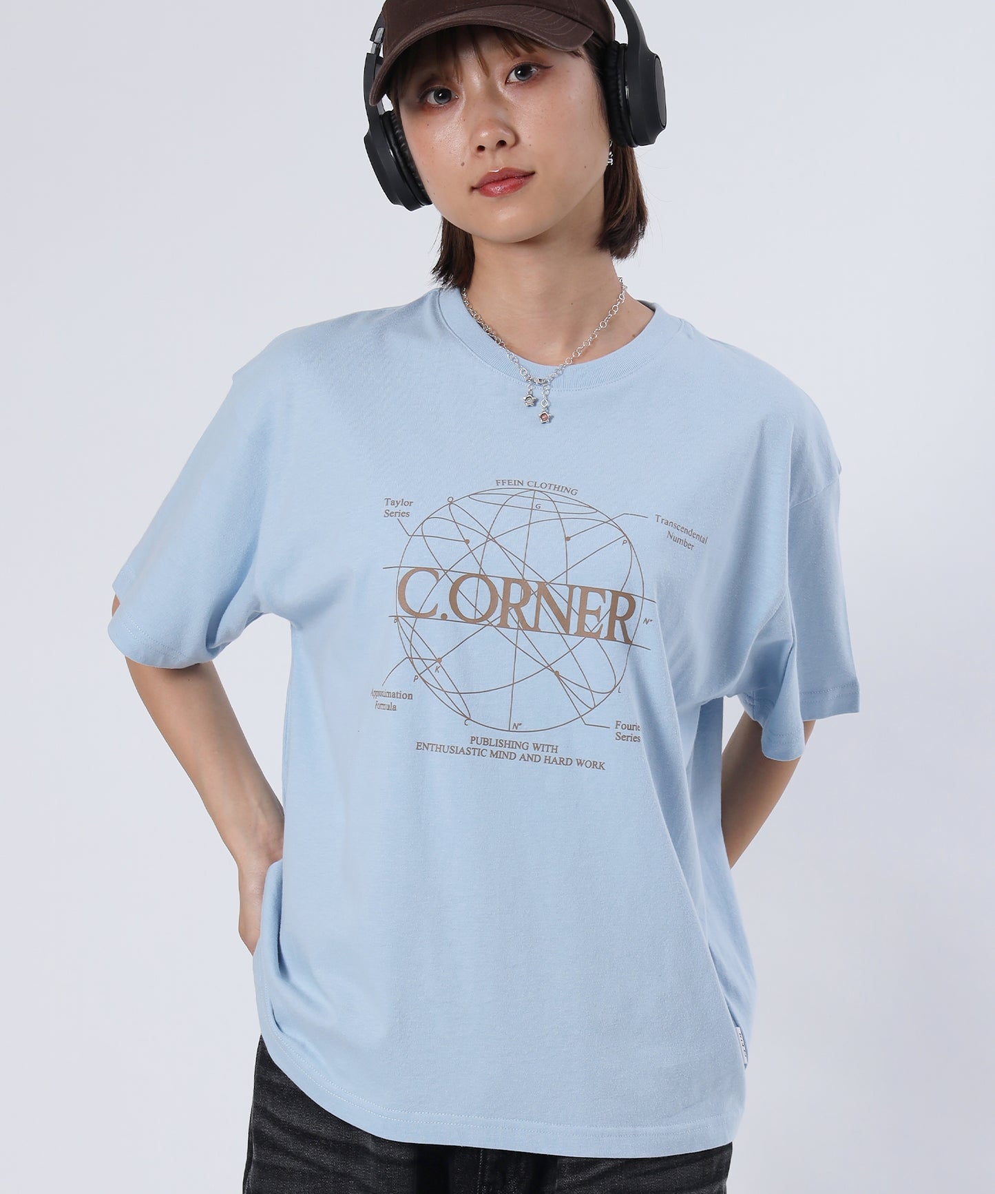 モデル：H163 Size:M ライトブルー