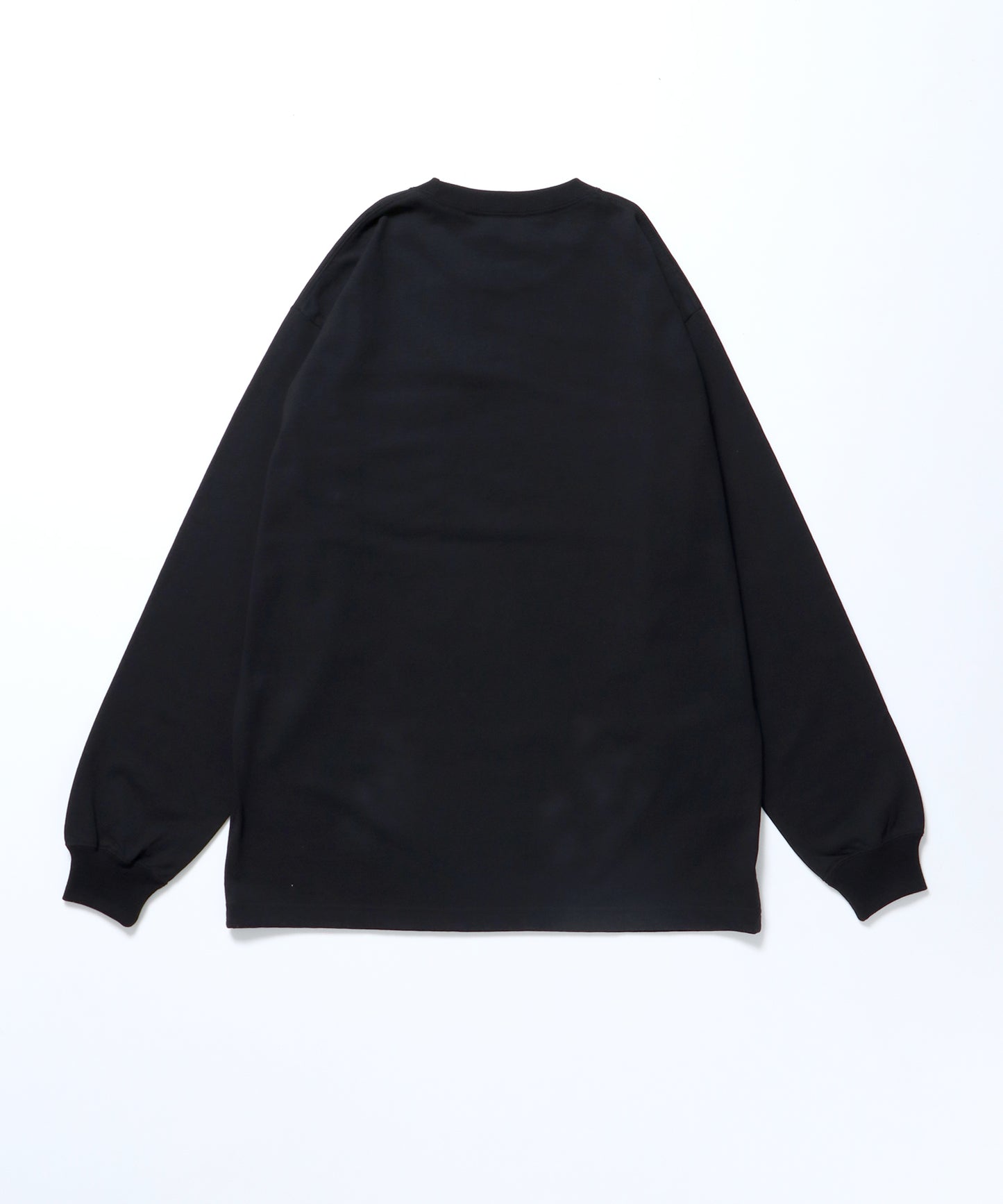 L/S POCKET TEE REG / オーバーサイズ 長袖 ロンT ブラック