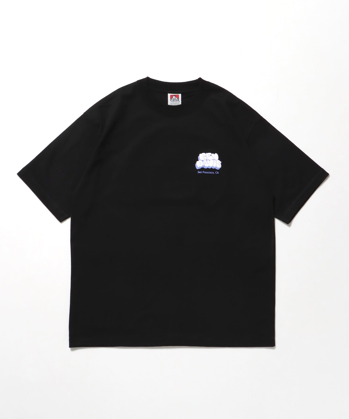BUBBLE LOGO TEE NV / Tシャツ クルーネック 半袖 プリント ブラック