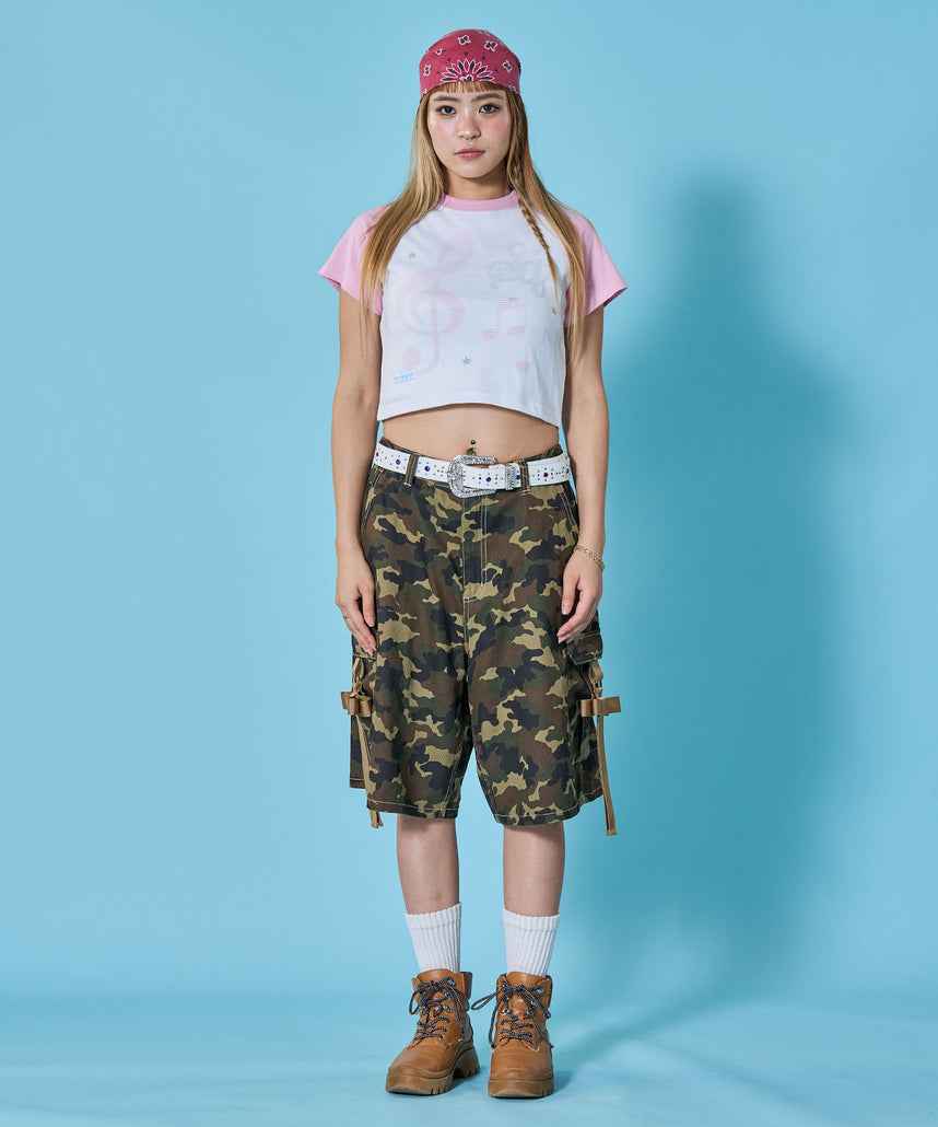 ららっち sqnz（エスキュンズ）】※WEB限定 sqnz treble clef pt tee