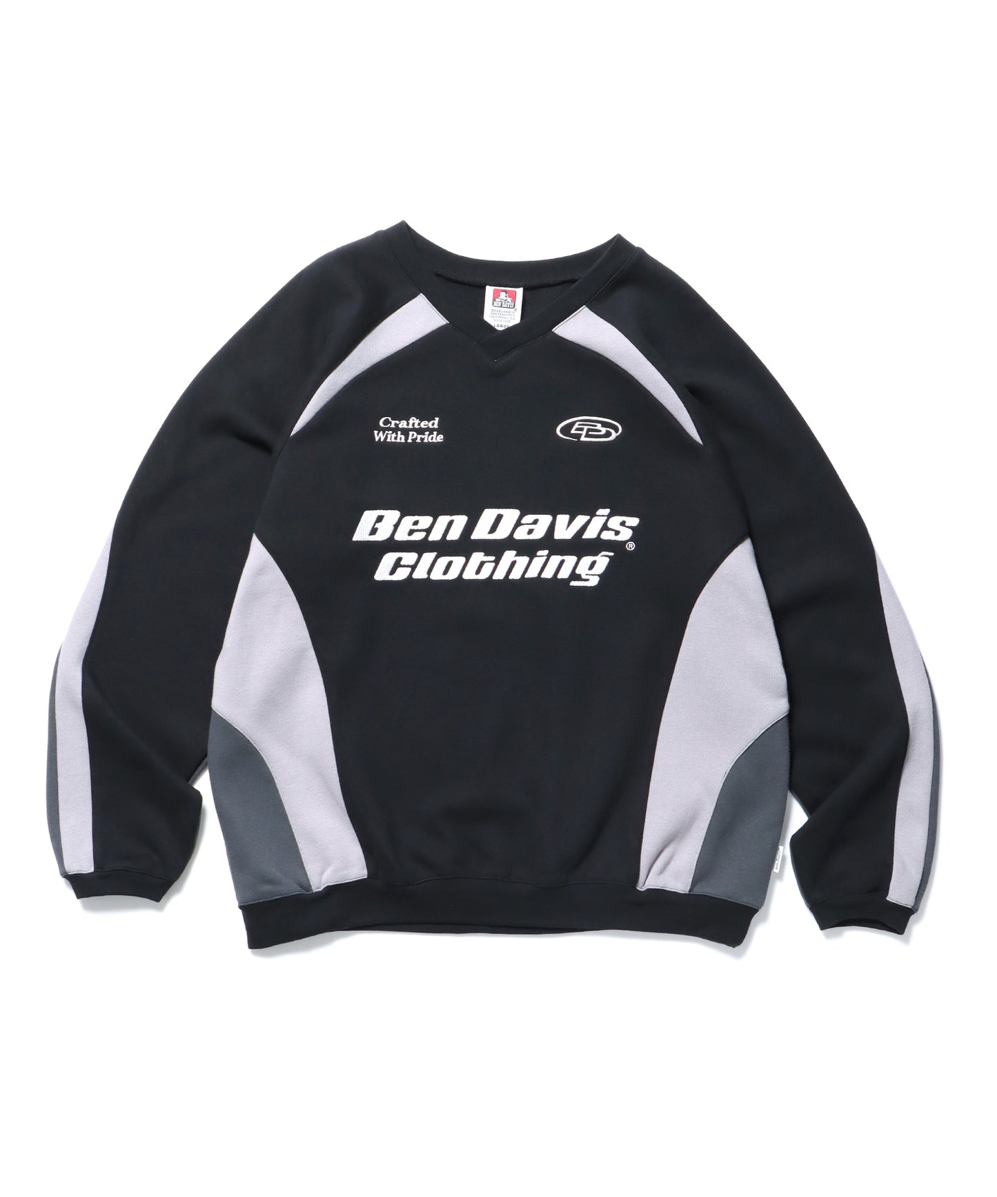 RUNNERS SWEATSHIRT / ドローコード シティガール シティボーイ ブロークコア ゲームシャツ 裏起毛 ブラック