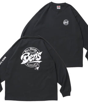 CIRCLE LOGO L/S TEE[WIDE] / ロンT 長袖 ワンポイント レギュラーサイズ ポケット チャコール