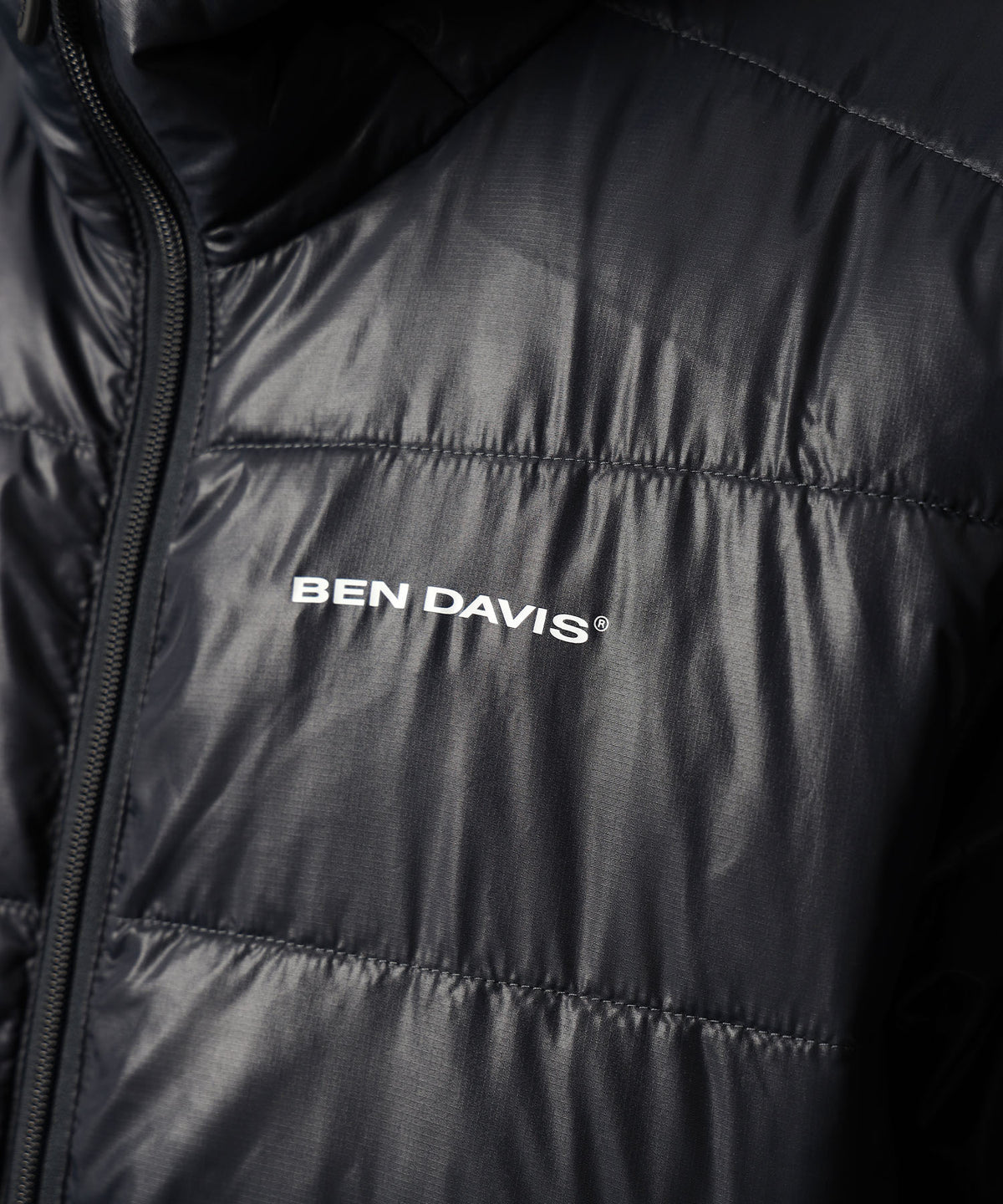 BD HOODED PUFFER JACKET / ダウンジャケット パッファー フード ユニセックス ダークネイビー