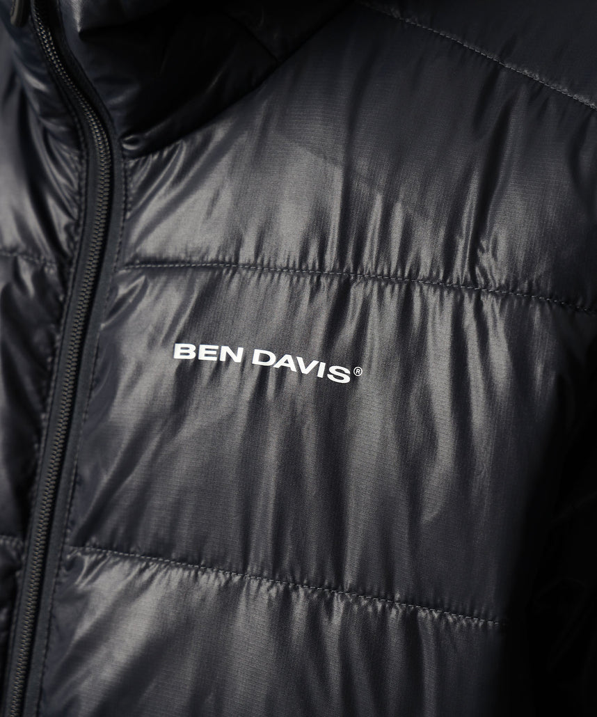 BD HOODED PUFFER JACKET / ダウンジャケット パッファー フード ユニセックス ダークネイビー