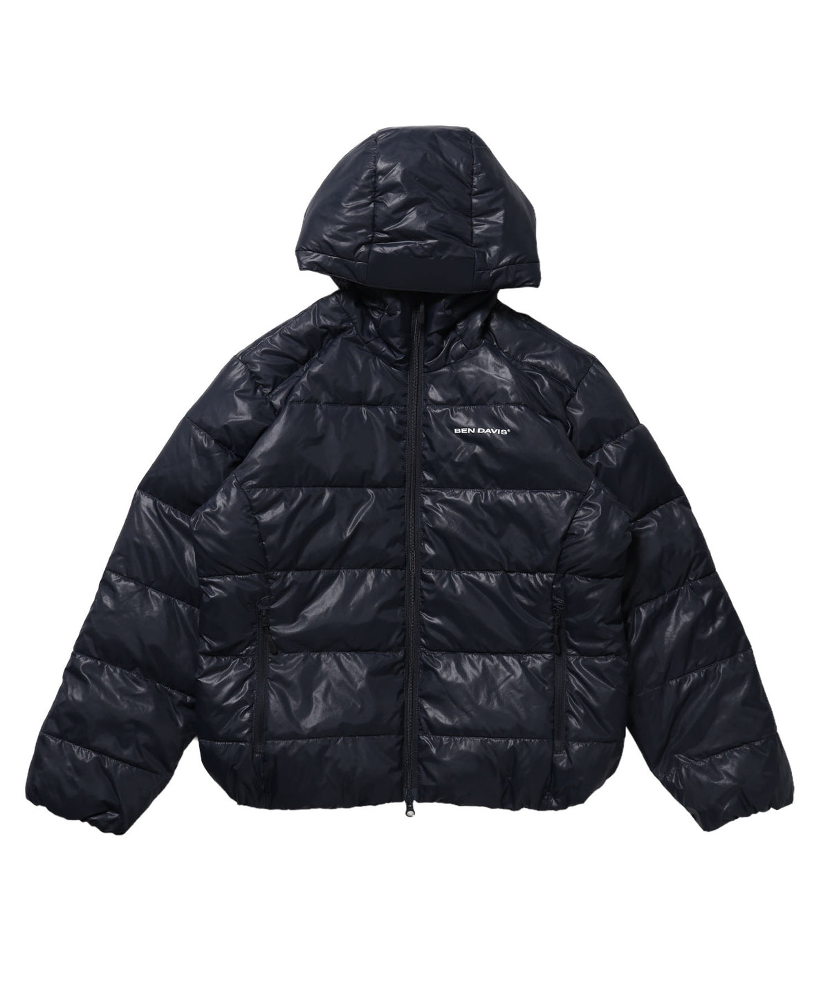 BD HOODED PUFFER JACKET / ダウンジャケット パッファー フード ユニセックス ダークネイビー