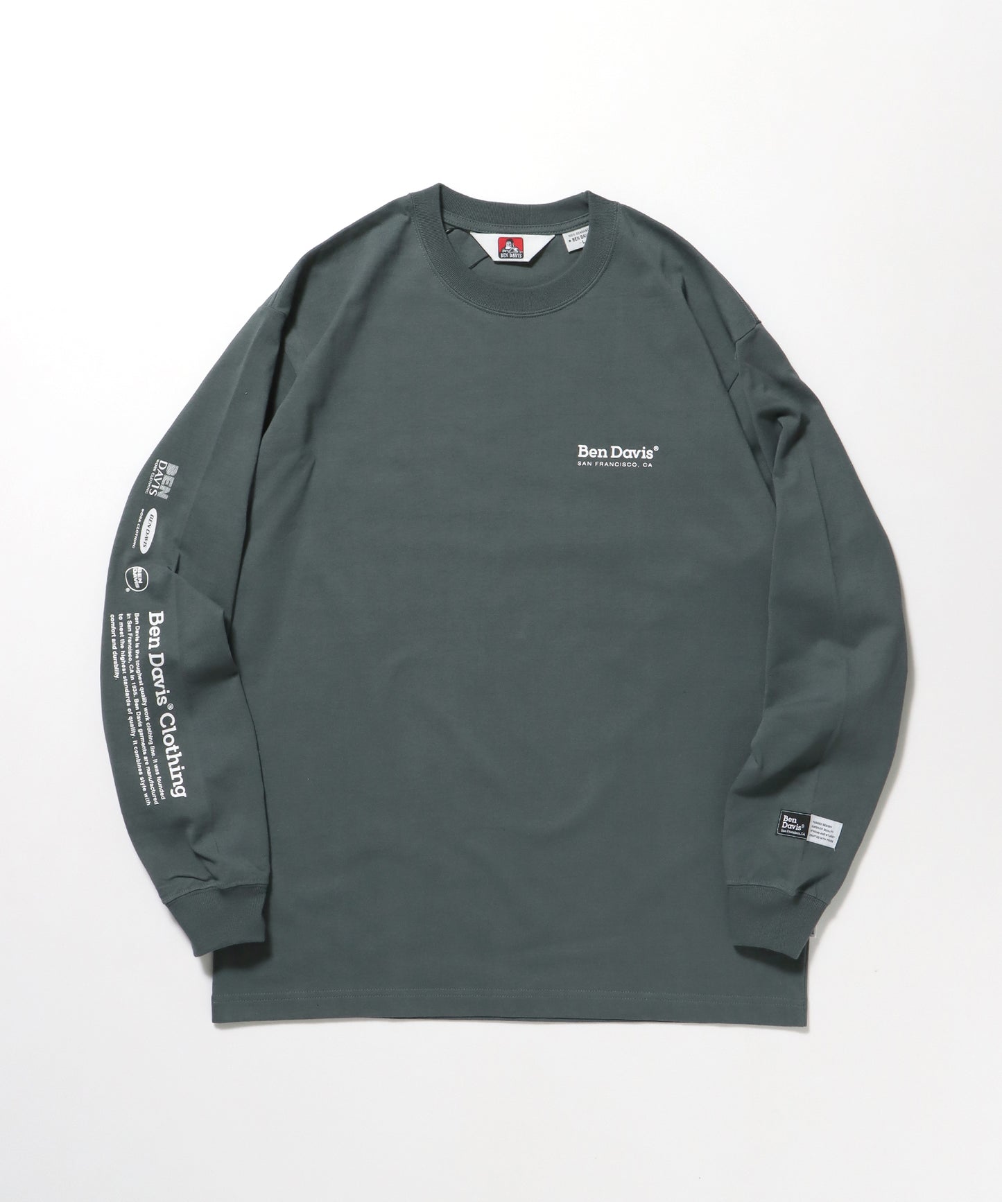 SPONSORED L/S TEE REG / ロンT 長袖 プリント レギュラーフィット グレー