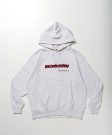 MID WEIGHT SWEAT HOODIE /パーカー ジップパーカー ダブルジップ 短丈 刺繍 プリント アッシュグレー