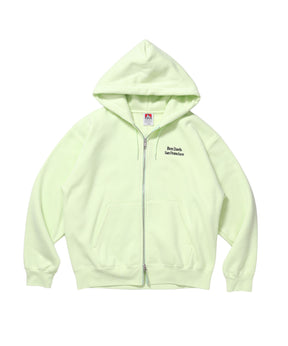 BD SWEAT ZIP HOODIE / スウェットパーカー Wジップ フーディ ワンポイント刺繍 裏起毛 ユニセックス ミント