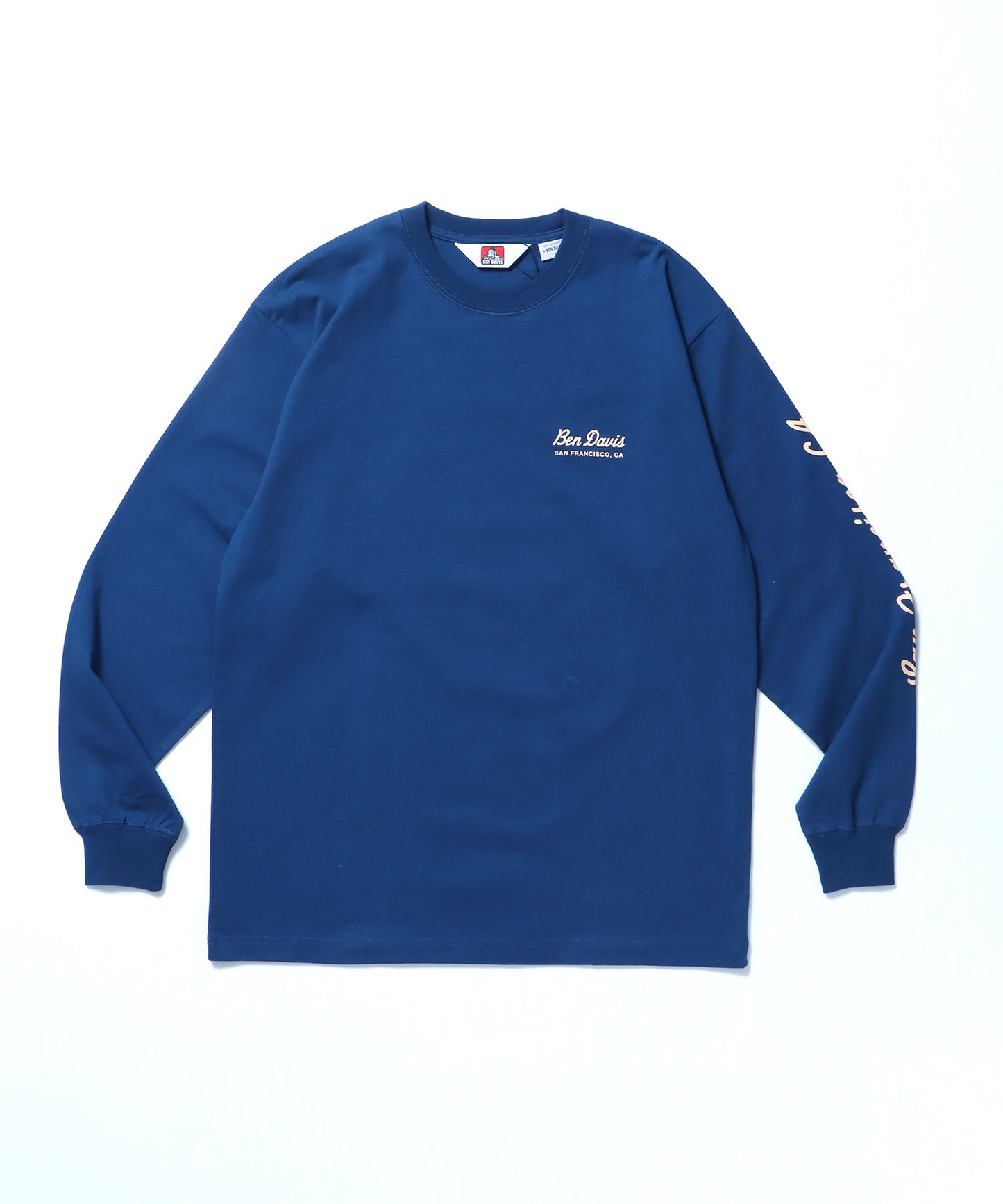 SPONSORED L/S TEE[REG] / ロンT 長袖 ワンポイント レギュラーサイズ ロゴ ロイヤルブルー