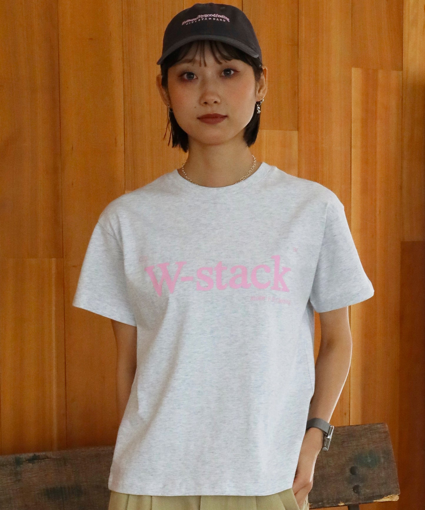 モデル：H163 Size:S アッシュグレー