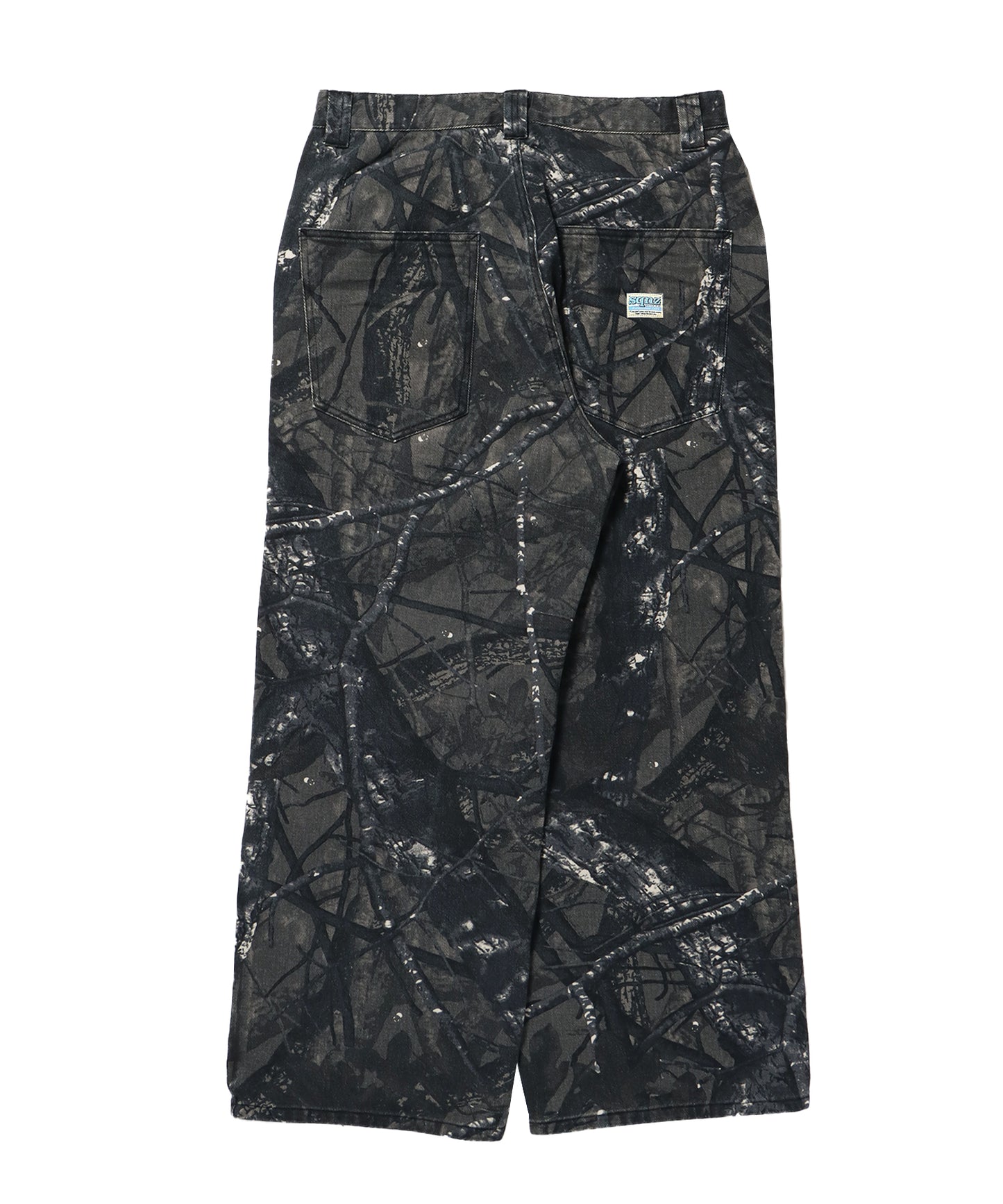 sqnz double knee pants / パンツ カモ リアルツリー ダブルニー 刺繍 柄81