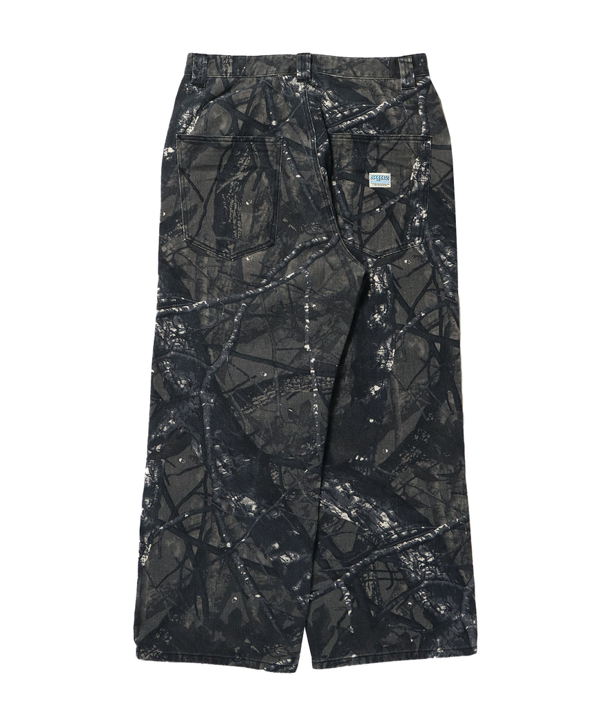 sqnz double knee pants / パンツ カモ リアルツリー ダブルニー 刺繍 柄81