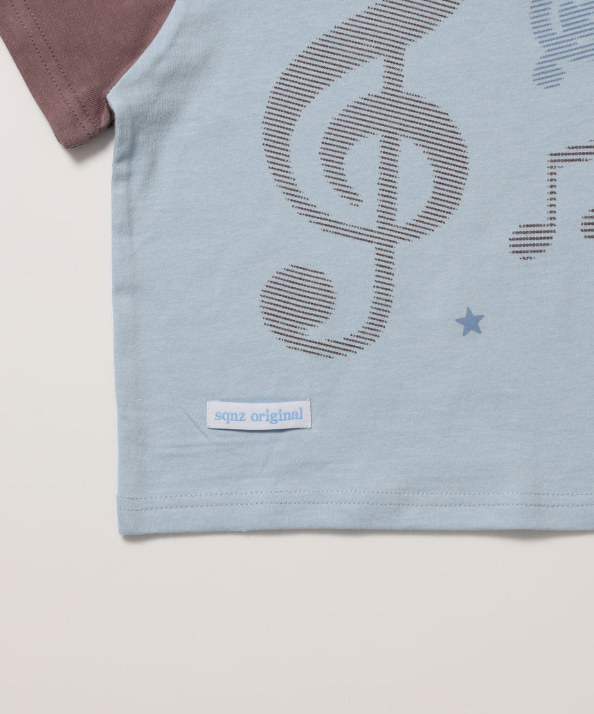 sqnz（エスキュンズ）】※WEB限定 sqnz treble clef pt tee
