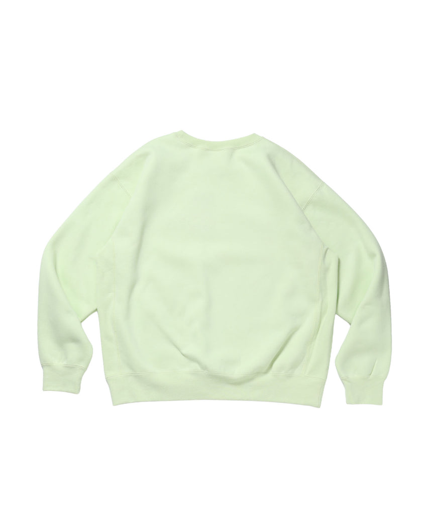 BD SWEAT CREW / スウェット クルーネック 裏起毛 ワンポイント刺繍 リサイズ ユニセックス ミント