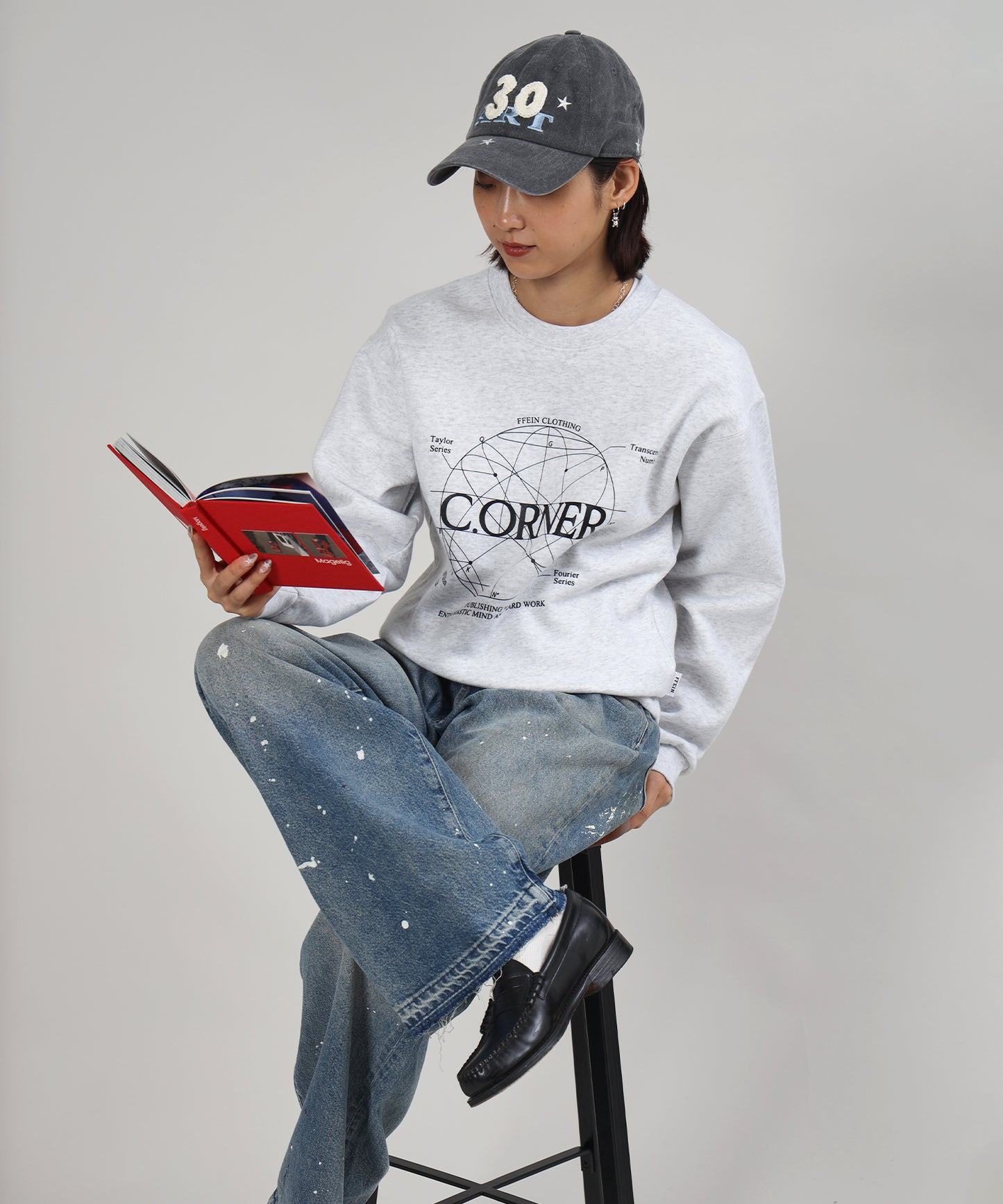 モデル：H163 Size : M アッシュグレー