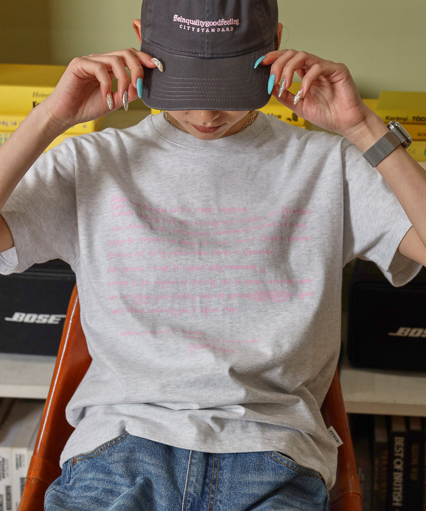 H163 Size:M アッシュグレー