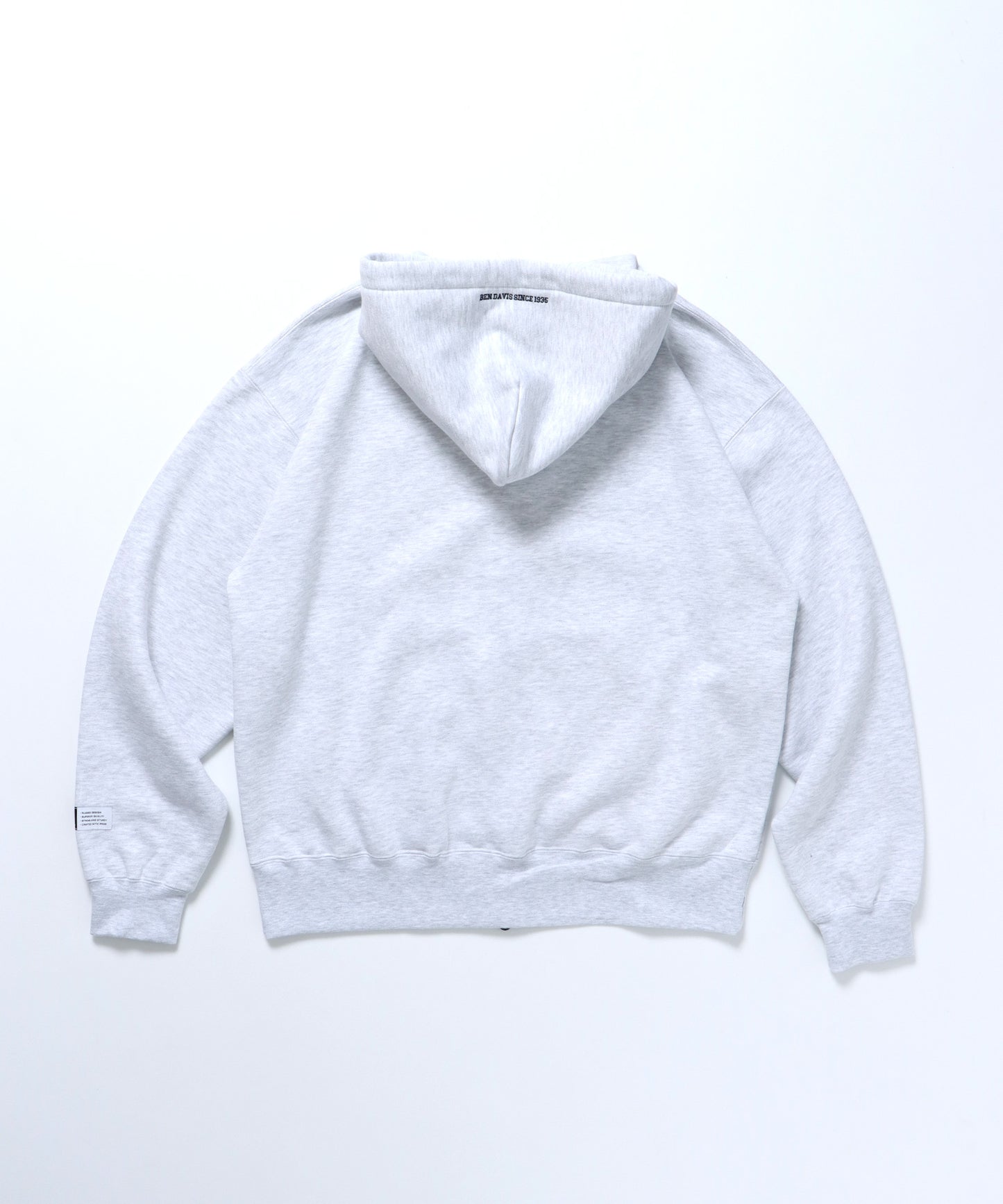 THOSE DAYS ZIP HOODIE / オーバーサイズ 裏起毛 パーカー ジップ フード アッシュグレー