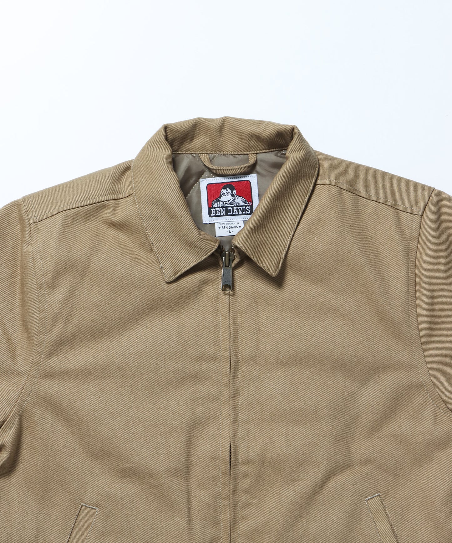 PADDED EISENHOWER JACKET / オーバーサイズ ビッグシルエット ジャケット アウター 中綿 ジップ ベージュ