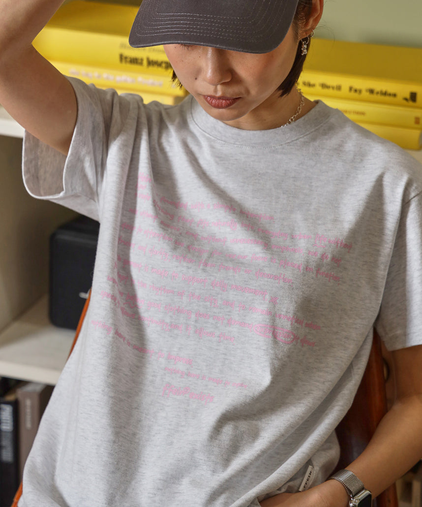 H163 Size:M アッシュグレー