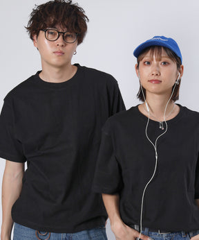 ヴィンテージパックTシャツ/ パックT 2枚 綿100％ Tシャツ クルーネック 半袖 無地 シンプル ブラック