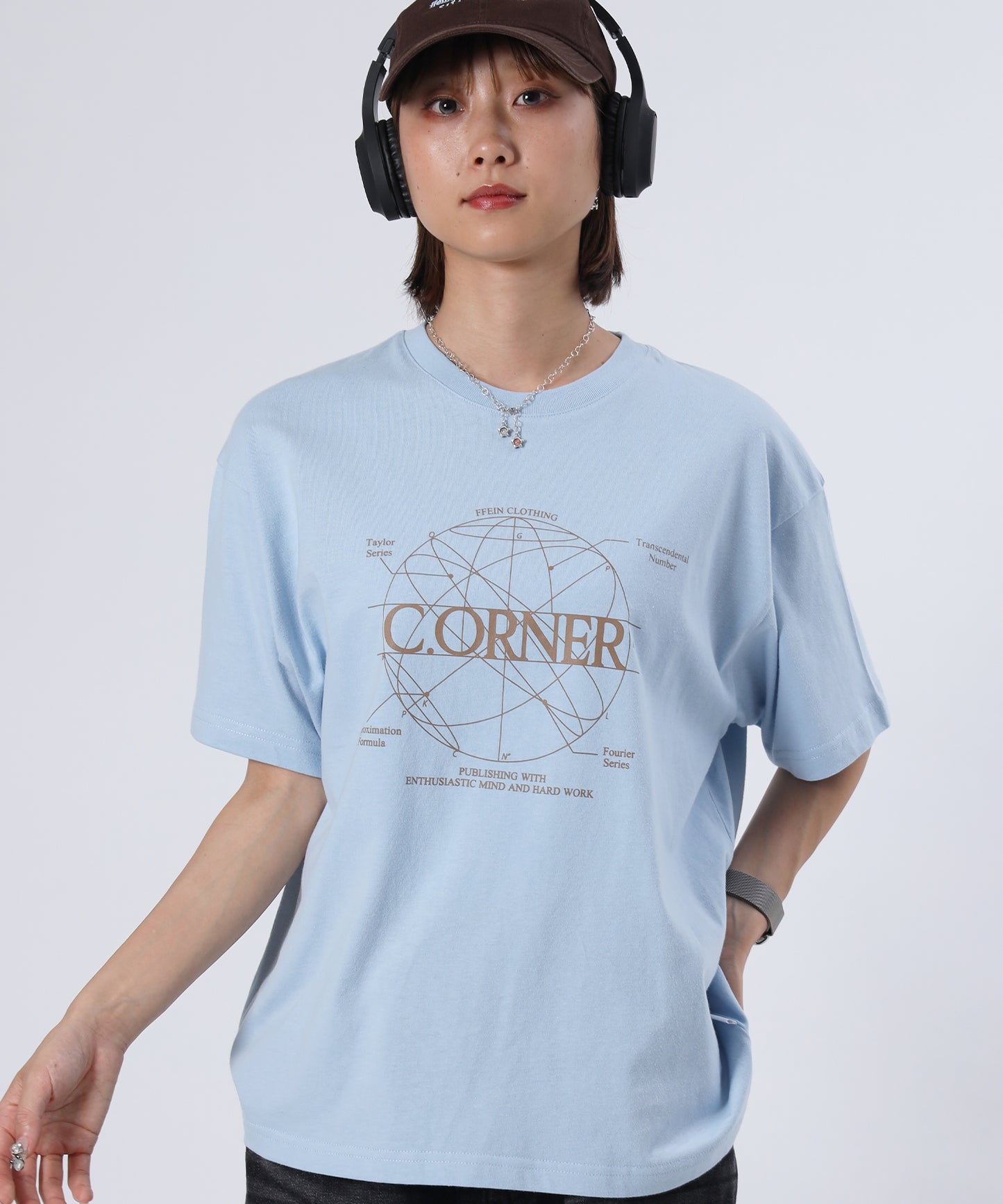 モデル：H163 Size:M ライトブルー