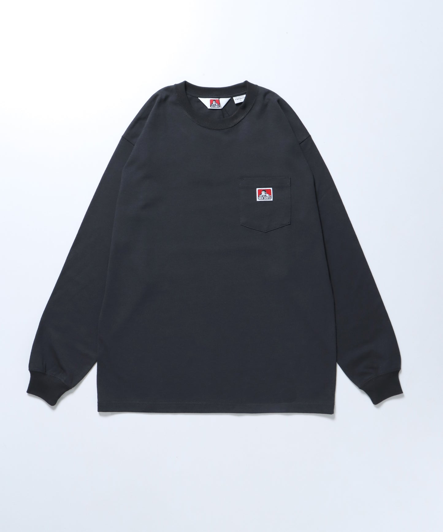 L/S POCKET TEE REG / オーバーサイズ 長袖 ロンT チャコール