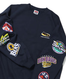 BEN DAVIS(ベンデイビス)】CHAMPIONSHIP PATCHED CREW NECK SWEAT / 袖