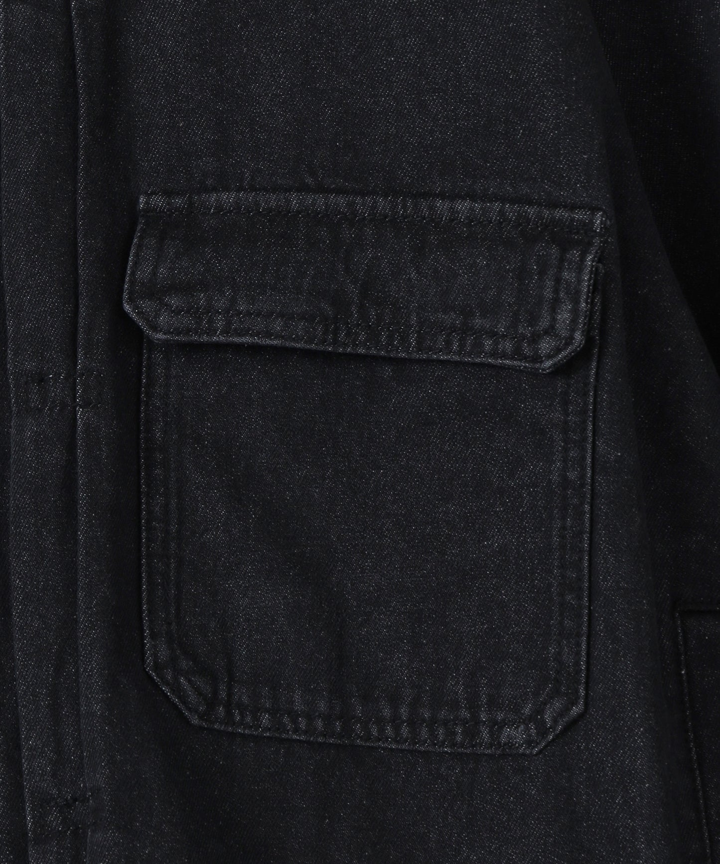 【FFEIN(フェイン)】 オーバーサイズデニムジャケット ブラック