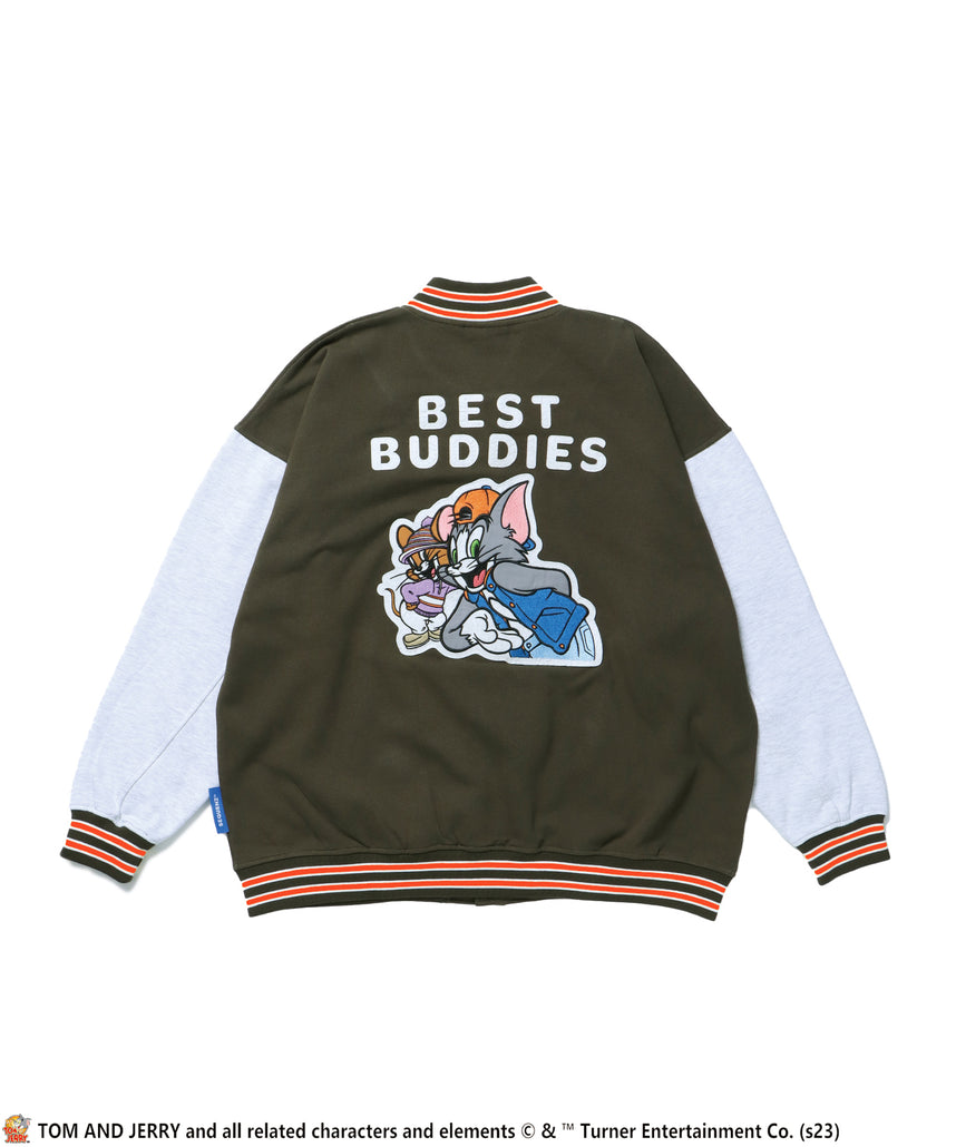 SEQUENZシークエンズ】 TOM and JERRY CLASSIC STADIUM JACKET / トム