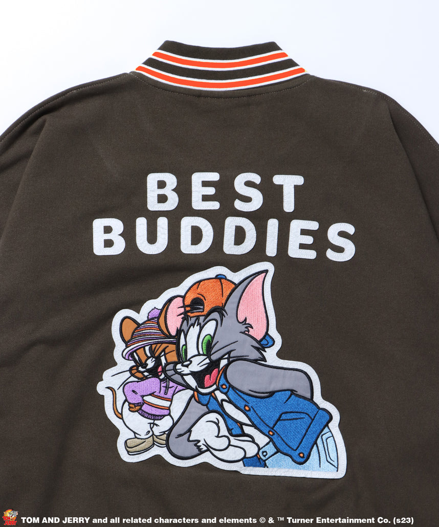 SEQUENZシークエンズ】 TOM and JERRY CLASSIC STADIUM JACKET / トム