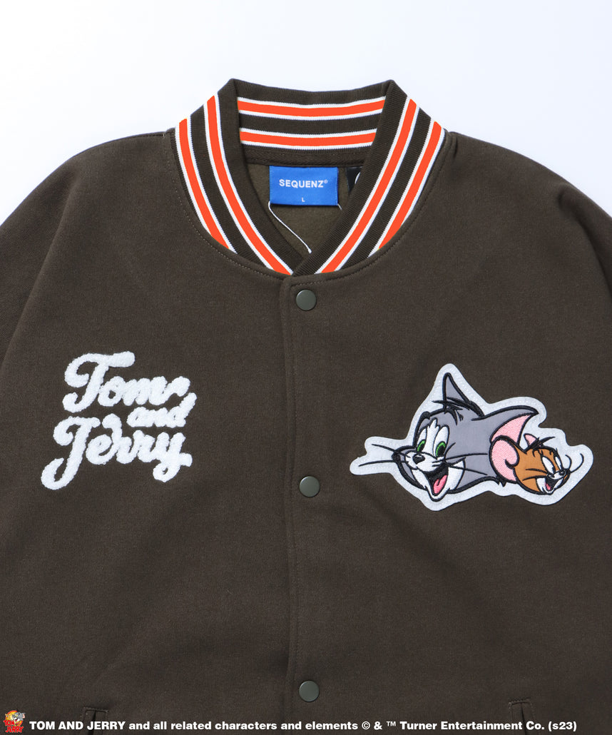 SEQUENZシークエンズ】 TOM and JERRY CLASSIC STADIUM JACKET / トム