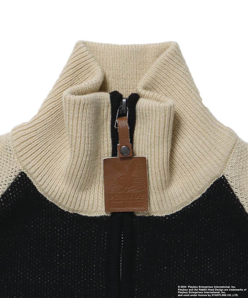 PB RAGLAN COWICHAN SWEATER / ニット オーバーサイズ ブロークコア シティガール シティボーイ ブラック