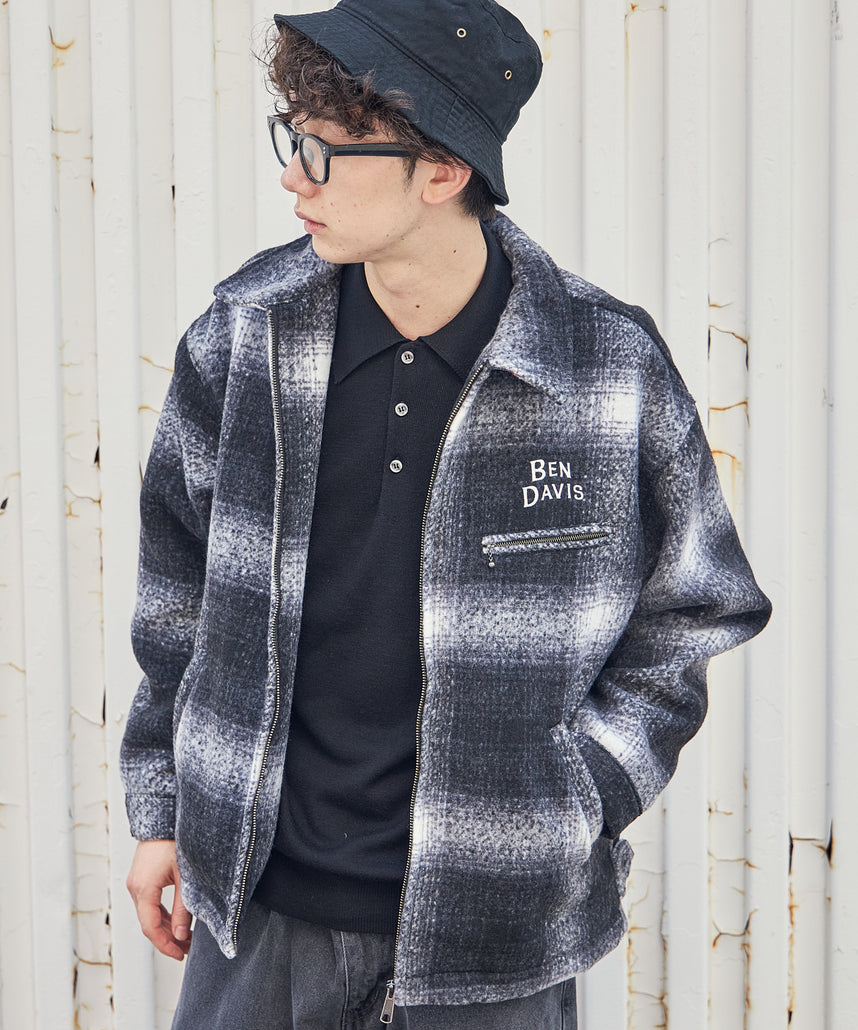 BEN DAVIS(ベンデイビス)】 WORKAHOLIC MELTON JACKET / スウェード