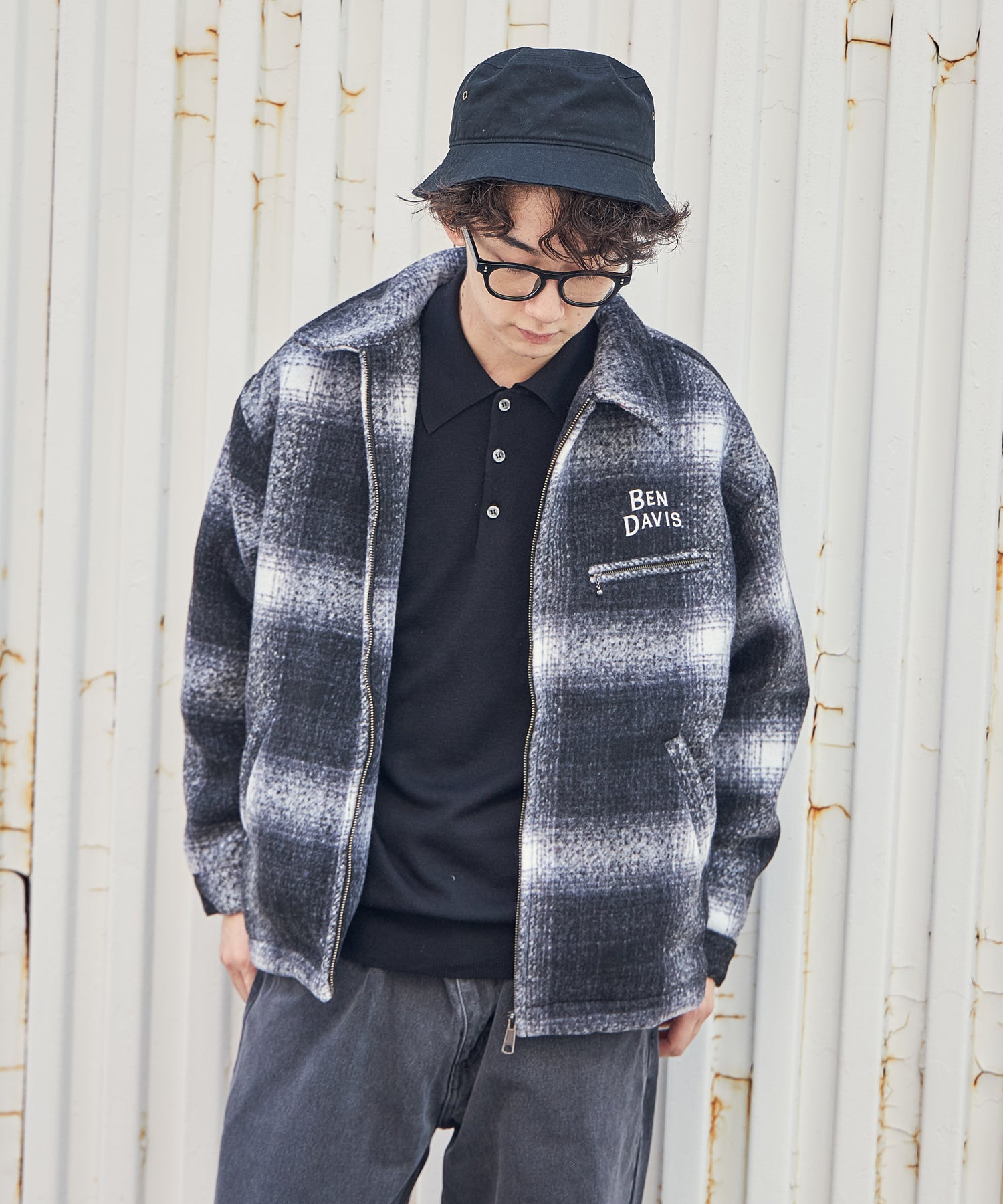 BEN DAVIS(ベンデイビス)】 WORKAHOLIC MELTON JACKET / スウェード