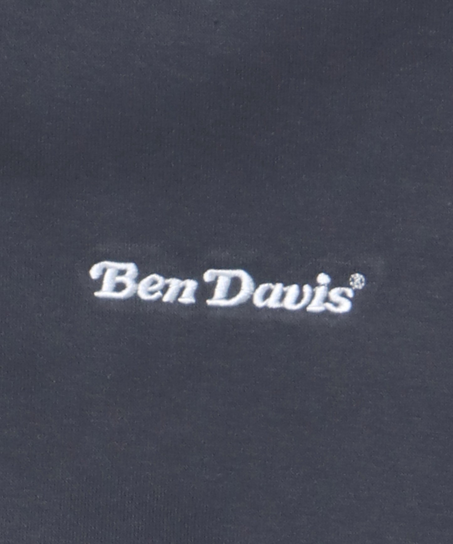 【BEN DAVIS(ベンデイビス)】 HEAVY SWEAT HALF ZIP / ビッグ ハーフジップ スウェット 配色 チャコール